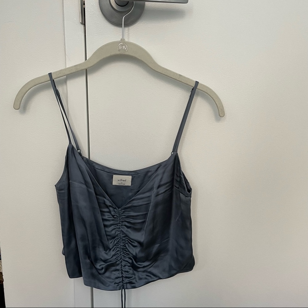Aritizia Wilfred Satin Blouse Sise XS